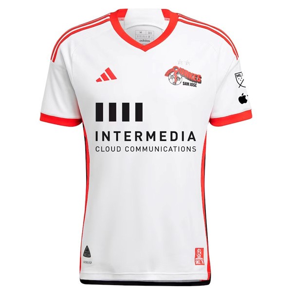 Tailandia Camiseta San Jose Earthquakes Replica Segunda Ropa 2024/25